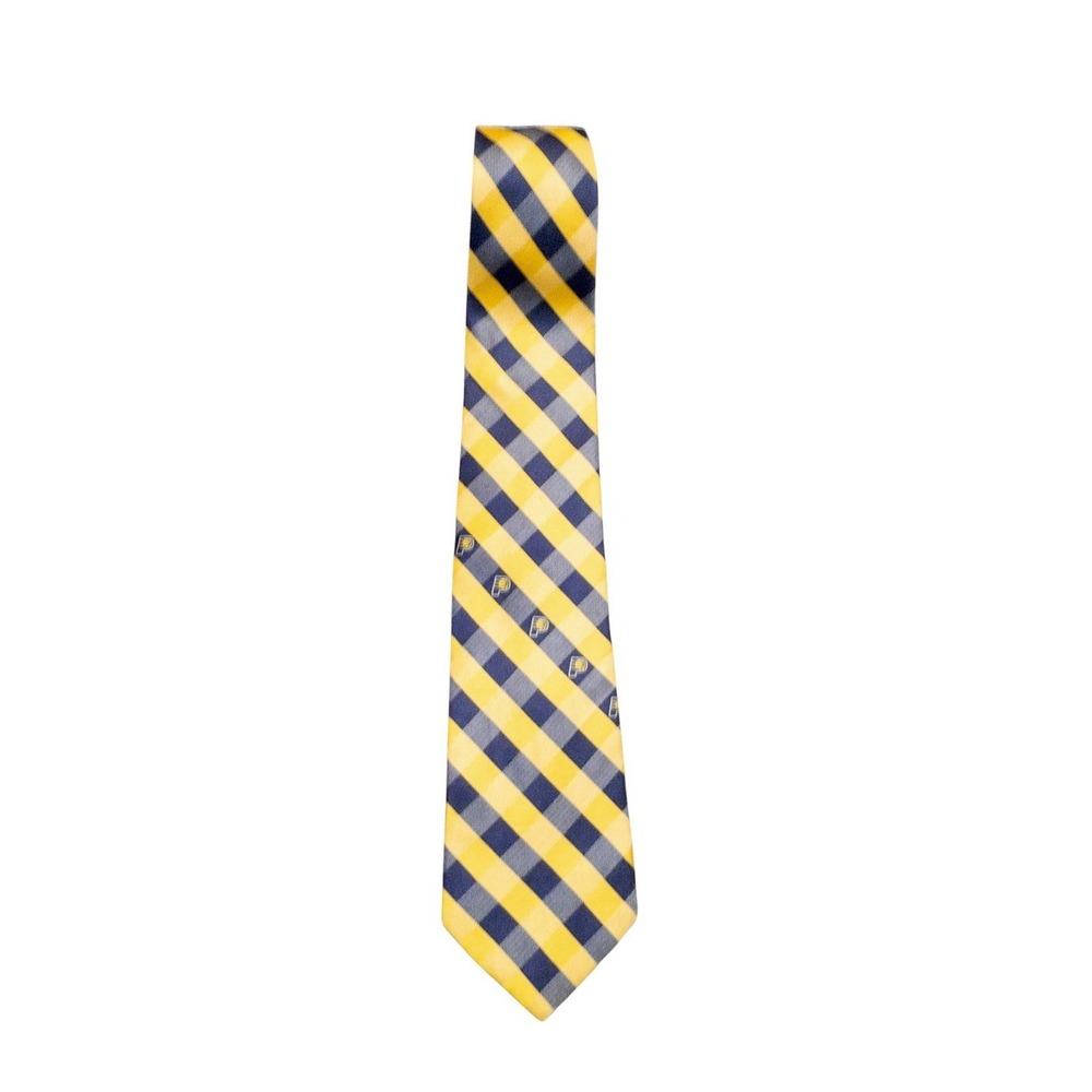 NBA Indiana Pacers Yellow Blue‎ Neck Tie Basketball